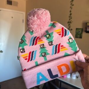 Hand decorated Aldi hat